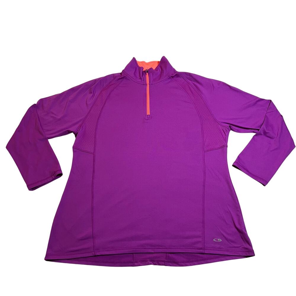 c9 by Champion Mock Neck Quarter Zip Pullover Jacket Size X-Large Workout Gym